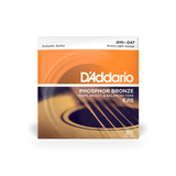 Cuerdas Guitarra Acústica D'Addario EJ26 Phosphor Bronze.